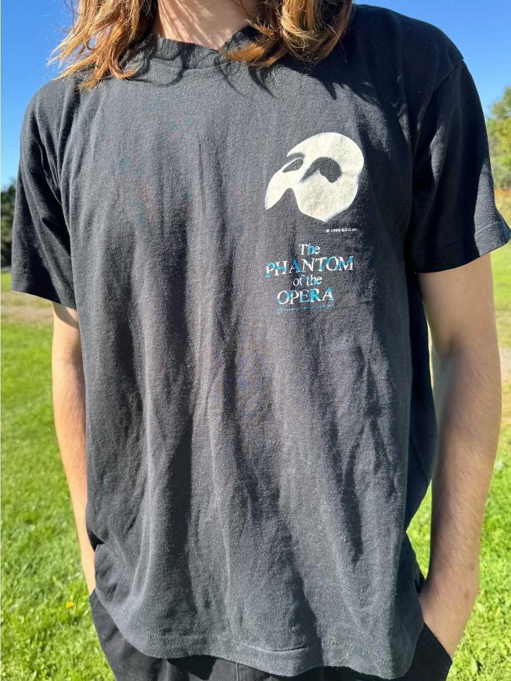 Vtg 1986 Phantom of the Opera Shirt Screen Stars XL Single Stitch 80s